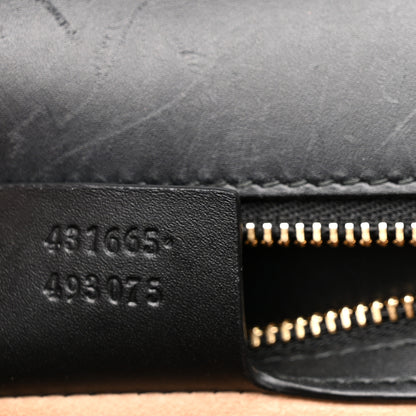 Gucci Calfskin Medium Sylvie Top Handle Bag Black 7 of 18