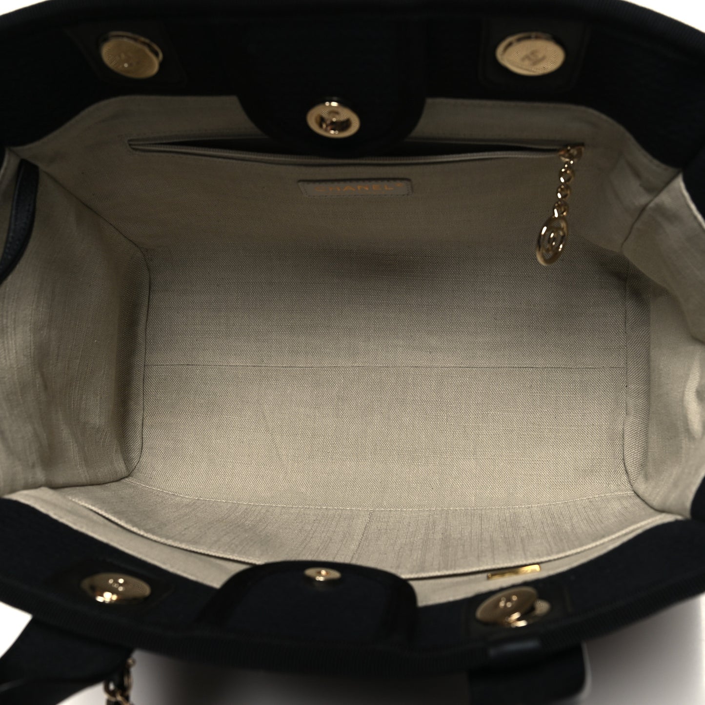 Mixed Fibers Small Deauville Tote Black
