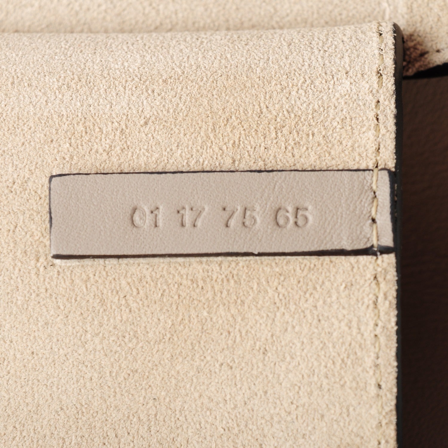 Chloe Suede Calfskin Faye Wallet On Strap Motty Grey 7 of 7