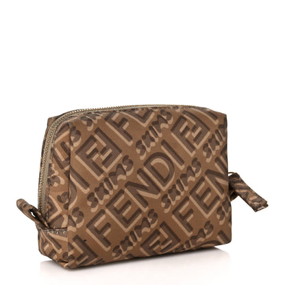 Fendi X SKIMS Nylon XS Trapezoid Beauty Pouch Sand 3 of 11