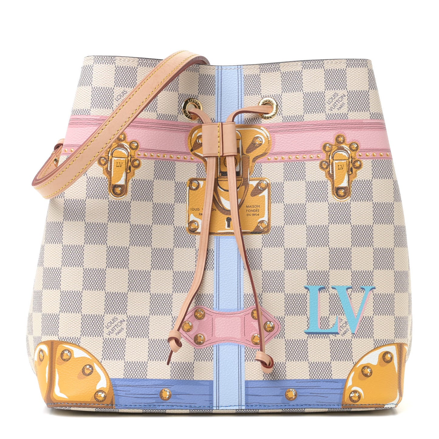 Damier Azur Summer Trunks Neonoe