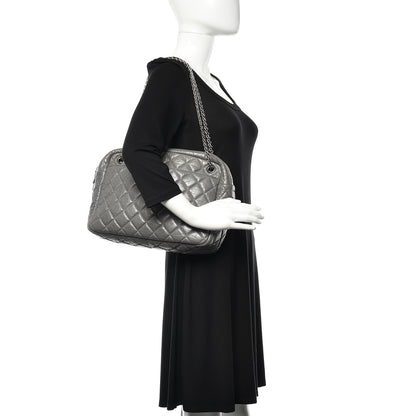 Chanel Aged Calfskin Quilted Large Reissue Camera Case Grey 2 of 14