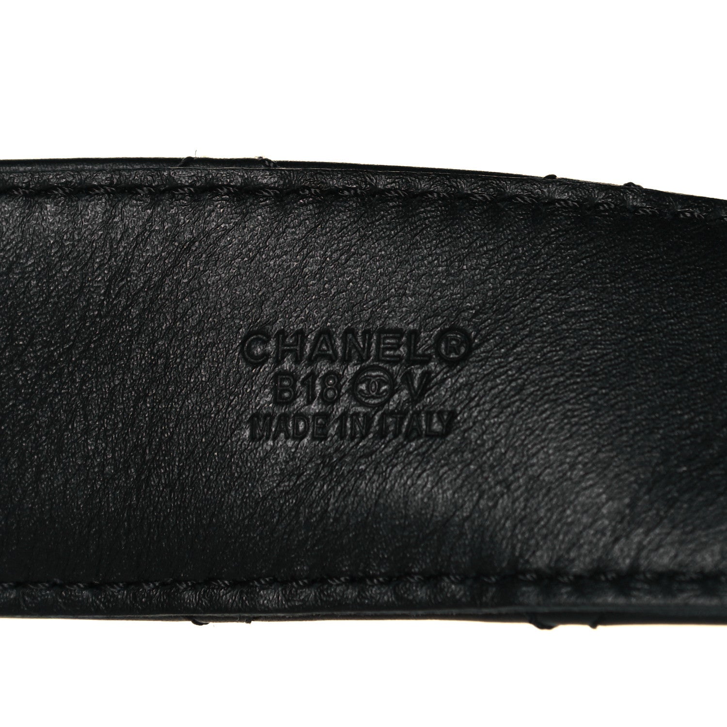 Chanel Lambskin Quilted CC Chain Belt 90 36 Black 3 of 5