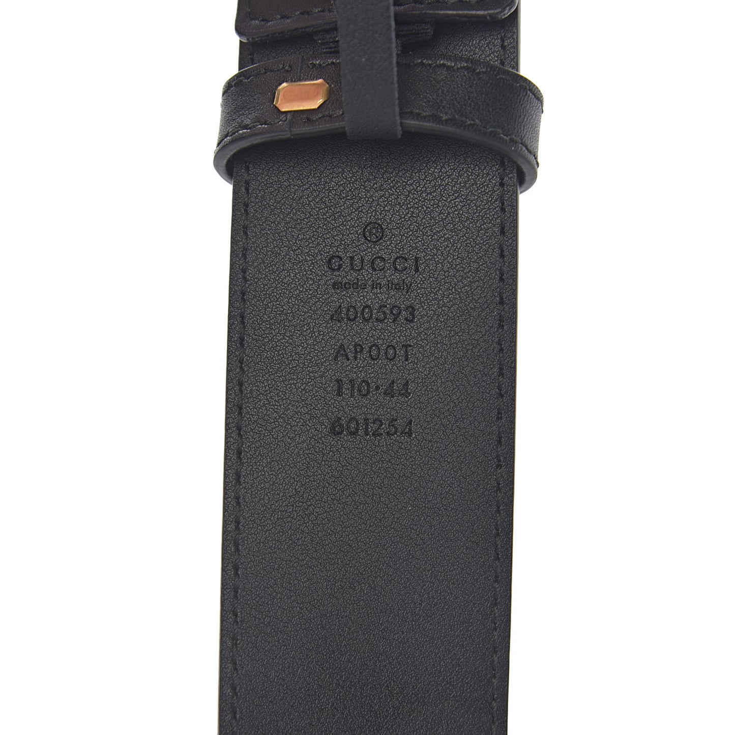 Calfskin Double G 40mm Belt 110 44 Black
