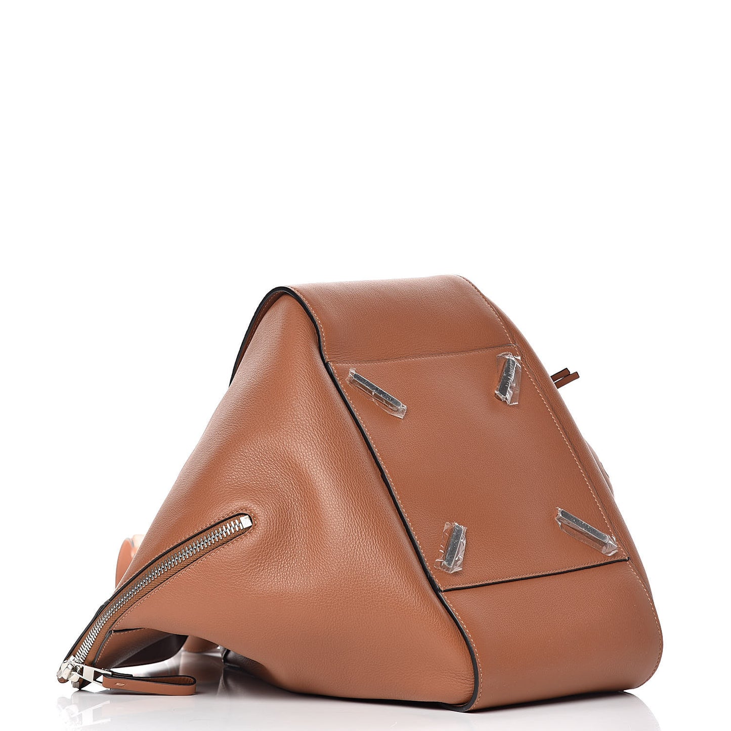 Calfskin Medium Hammock Shoulder Bag Tan