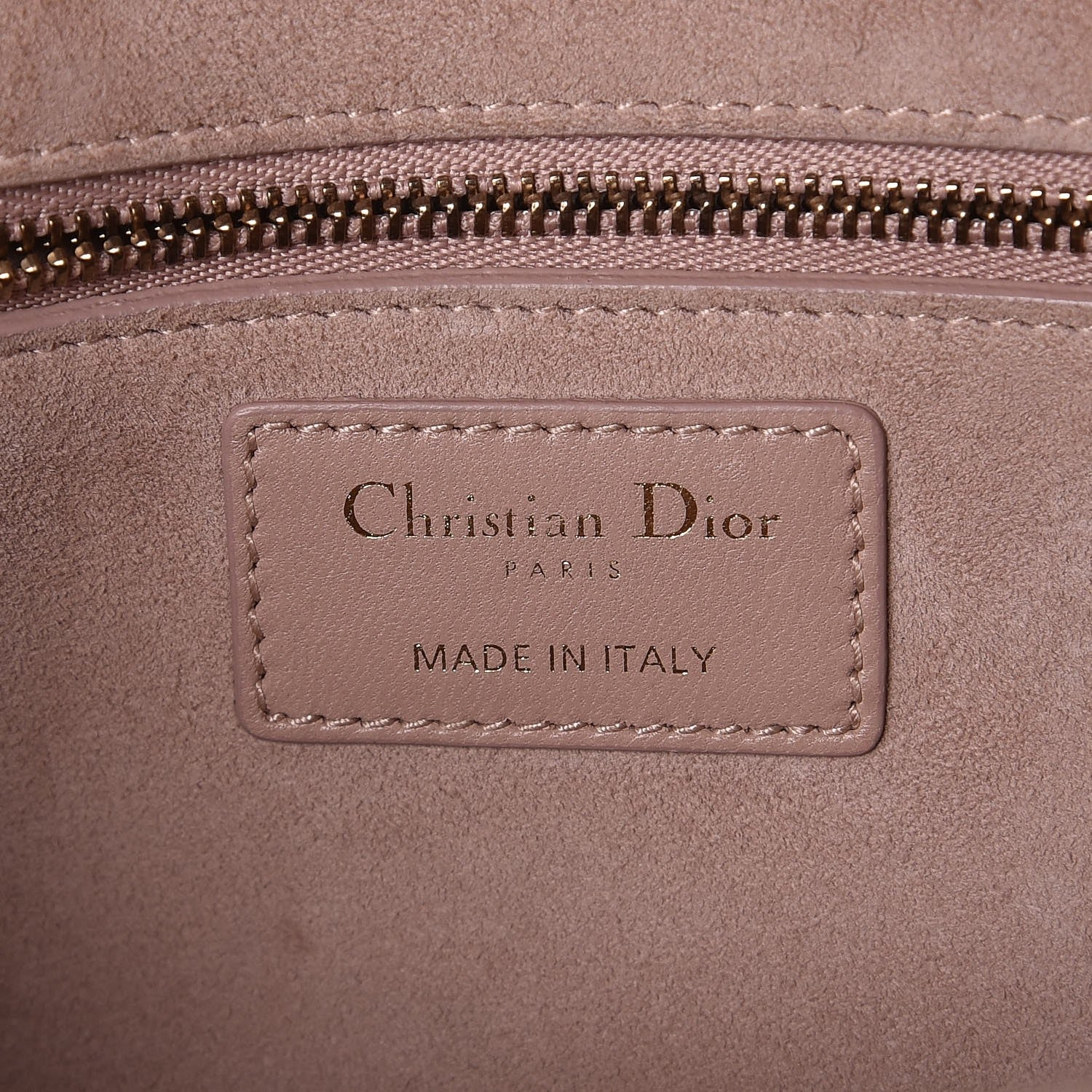 Christian Dior Lambskin Cannage Studded Large Dioraddict Flap Bag Nude 6 of 7
