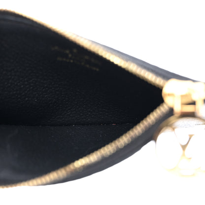 Louis Vuitton Empreinte Monogram Zipped Romy Card Holder Black 5 of 7