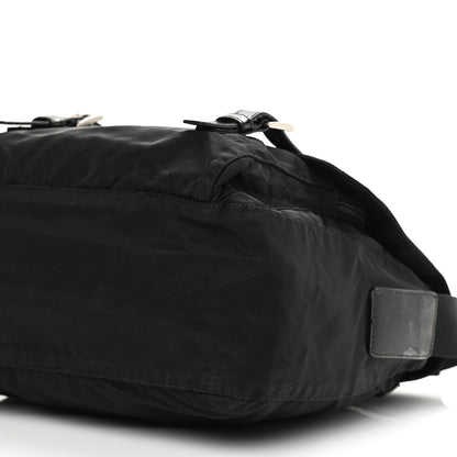 Prada Nylon Vela Messenger Bag Black 9 of 14