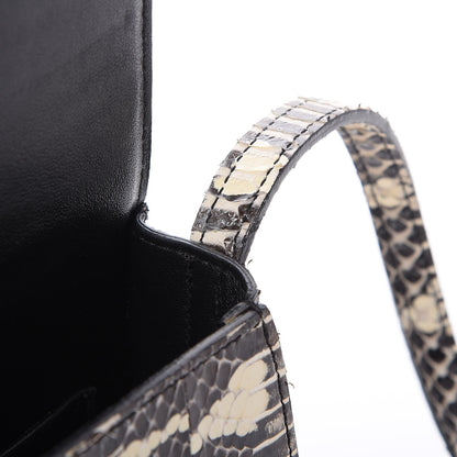 Celine Watersnake Small Trotteur Black White 8 of 8
