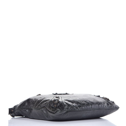 Balenciaga Chevre Classic Hardware Flat Messenger Black 4 of 9