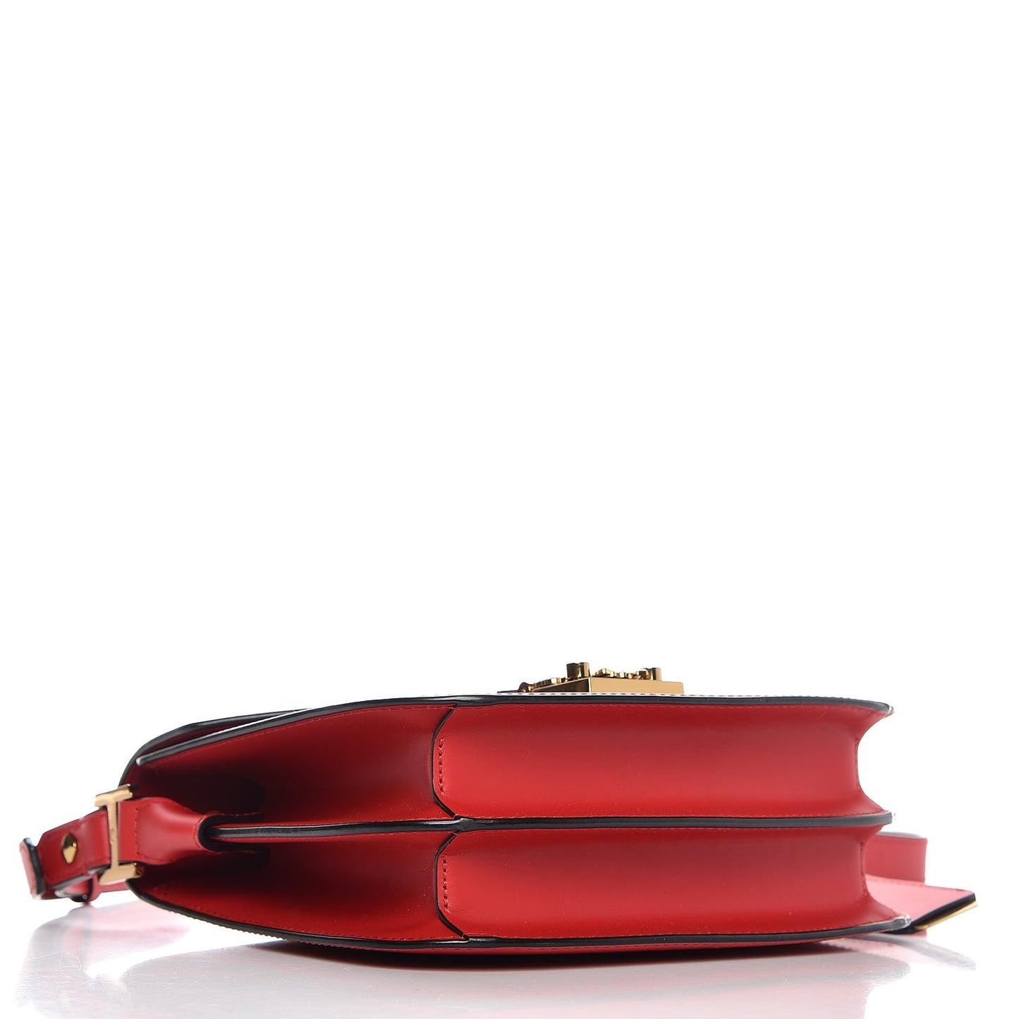 Calfskin Patricia Crossbody Bag Ruby Red