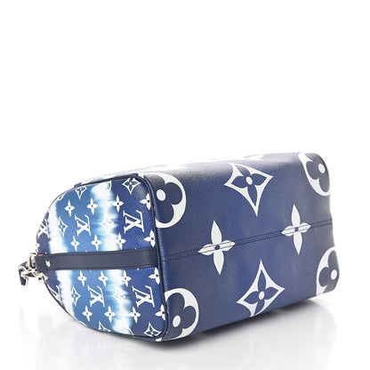 Louis Vuitton Monogram Escale Speedy Bandouliere 30 Blue 3 of 10