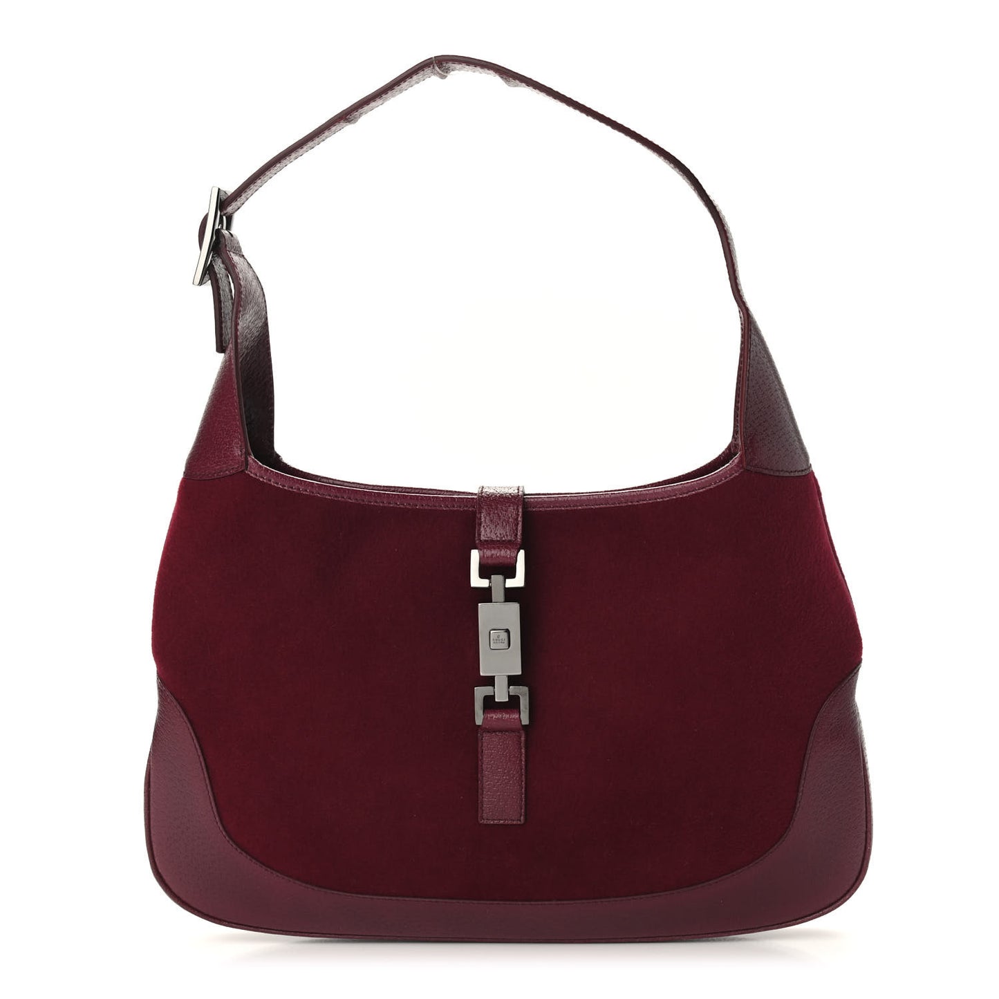 Wool Small Jackie O Hobo Purple