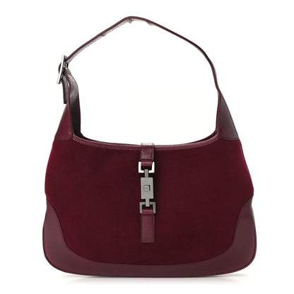 Gucci Wool Small Jackie O Hobo Purple 2 of 11