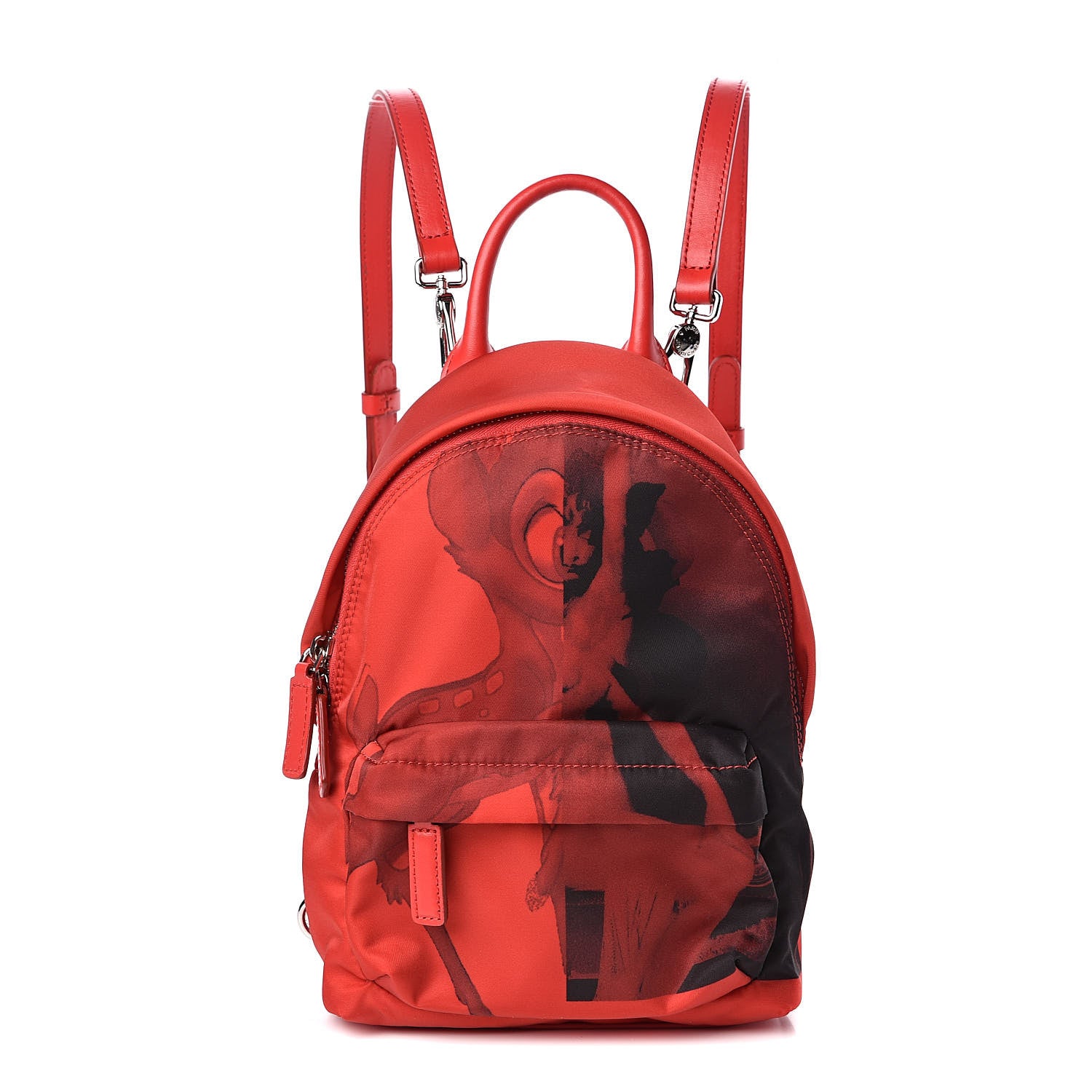 Givenchy Nylon Bambi Print Nano Backpack Red 1 of 10