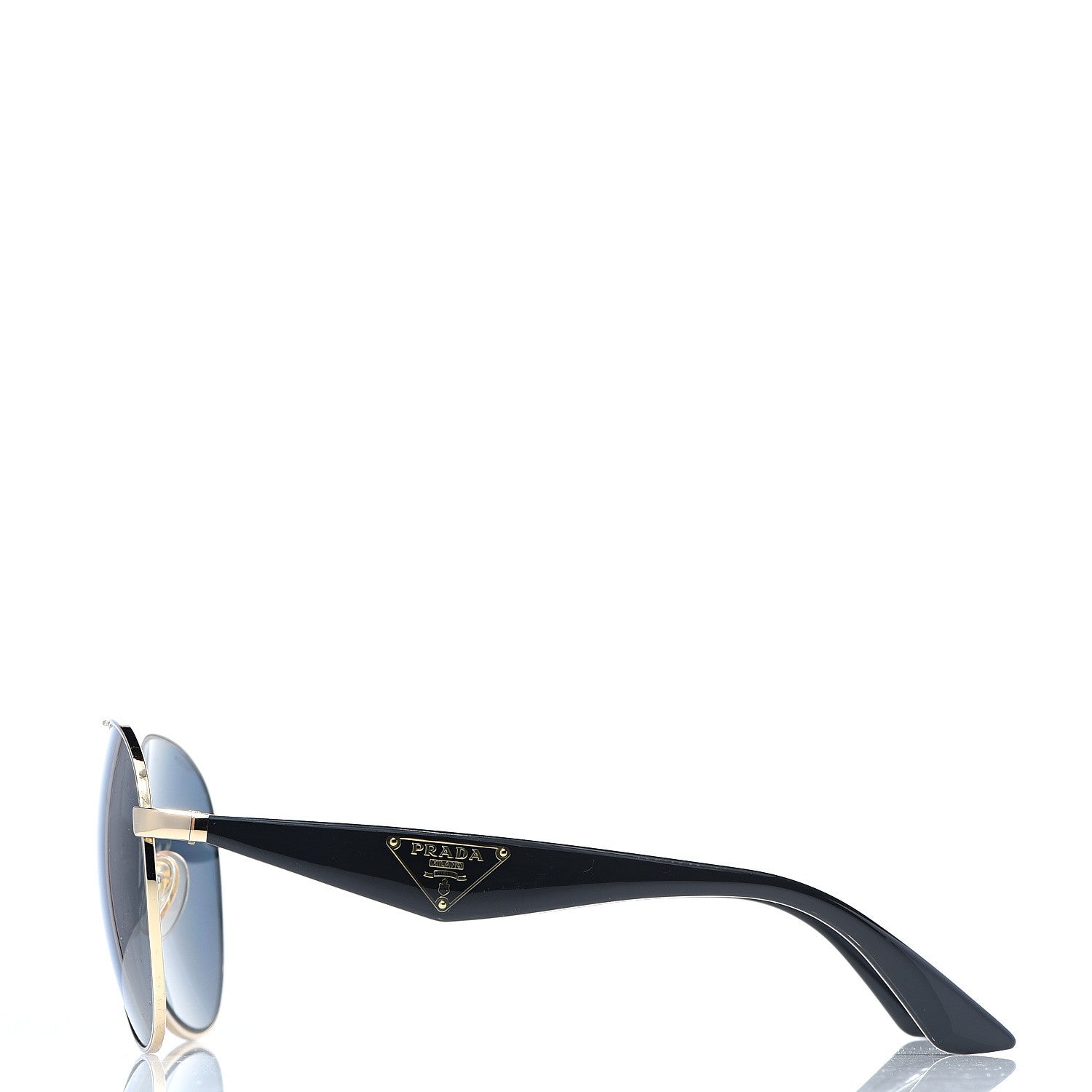 Prada Gradient Aviator Sunglasses SPR53Q Black 3 of 8