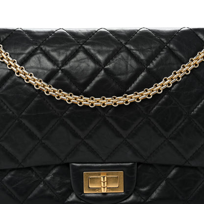 Chanel Aged Calfskin Quilted 2.55 Reissue 227 Flap Black 8 of 10