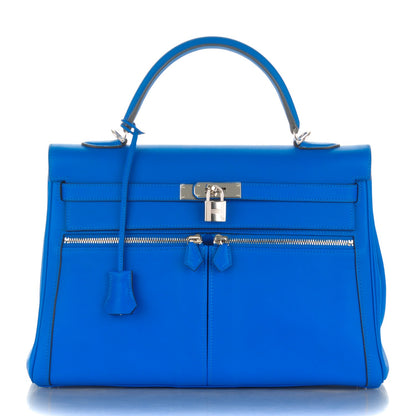 Hermes Swift Lakis Kelly 35 Bleu Hydra 1 of 24