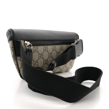Gucci GG Supreme Monogram Belt Bag Black 2 of 12