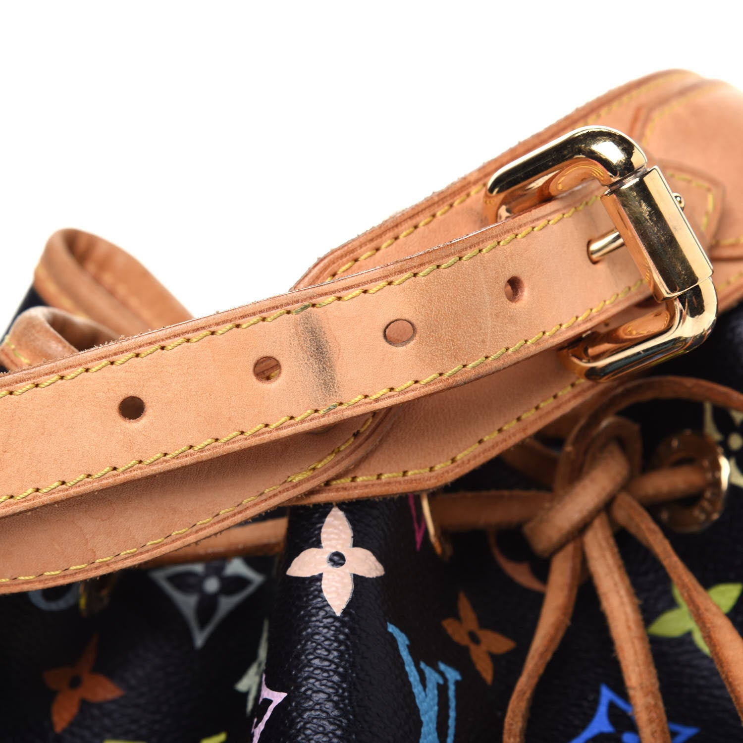 Louis Vuitton Monogram Multicolor Petit Noe Black 22 of 24