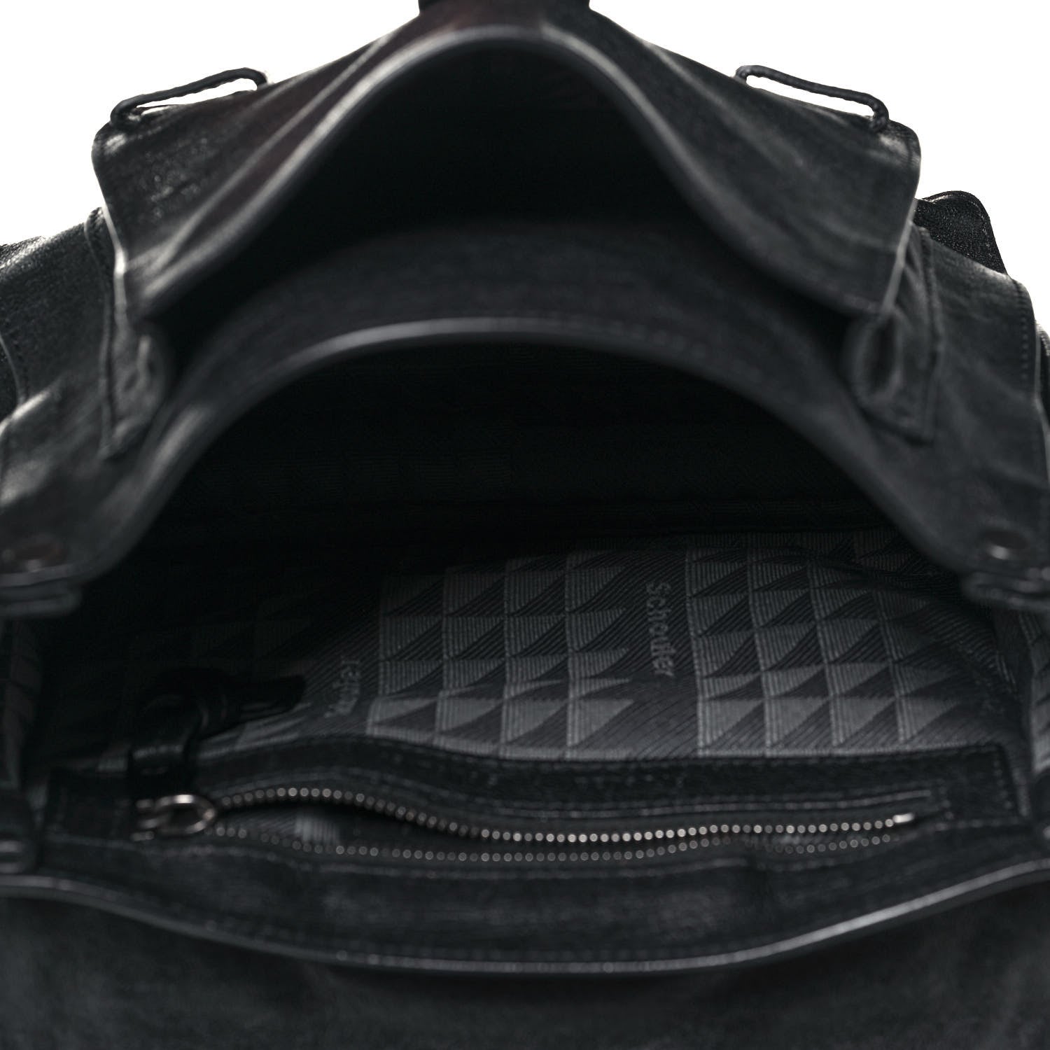 Proenza Schouler Lambskin Fringe PS1 Crossbody Pouch Black 5 of 14
