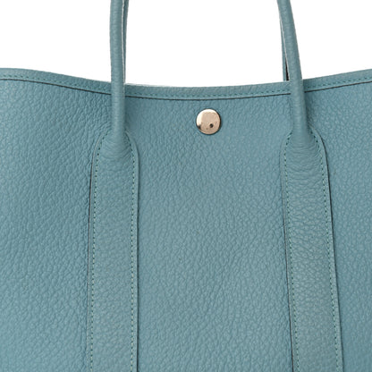 Hermes Vache Country Garden Party 30 TPM Bleu Saint Cyr 8 of 12