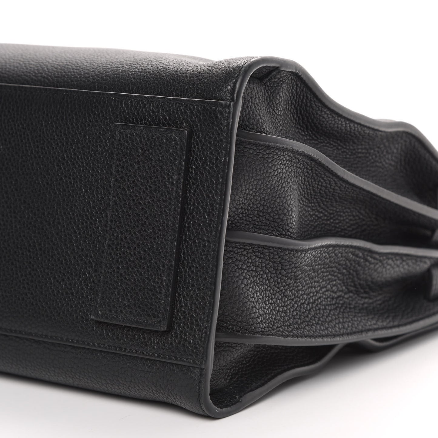 Grained Calfskin Small Supple Sac De Jour Black