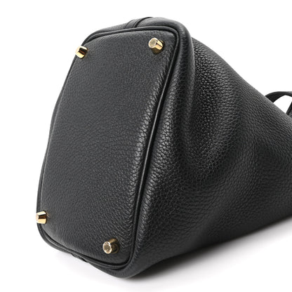 Hermes Taurillon Clemence Picotin Lock 18 PM Black Black 19 of 21