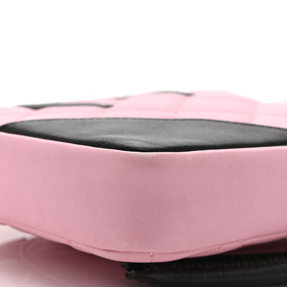 Chanel Calfskin Quilted Small Cambon Messenger Pink Black 10 of 10