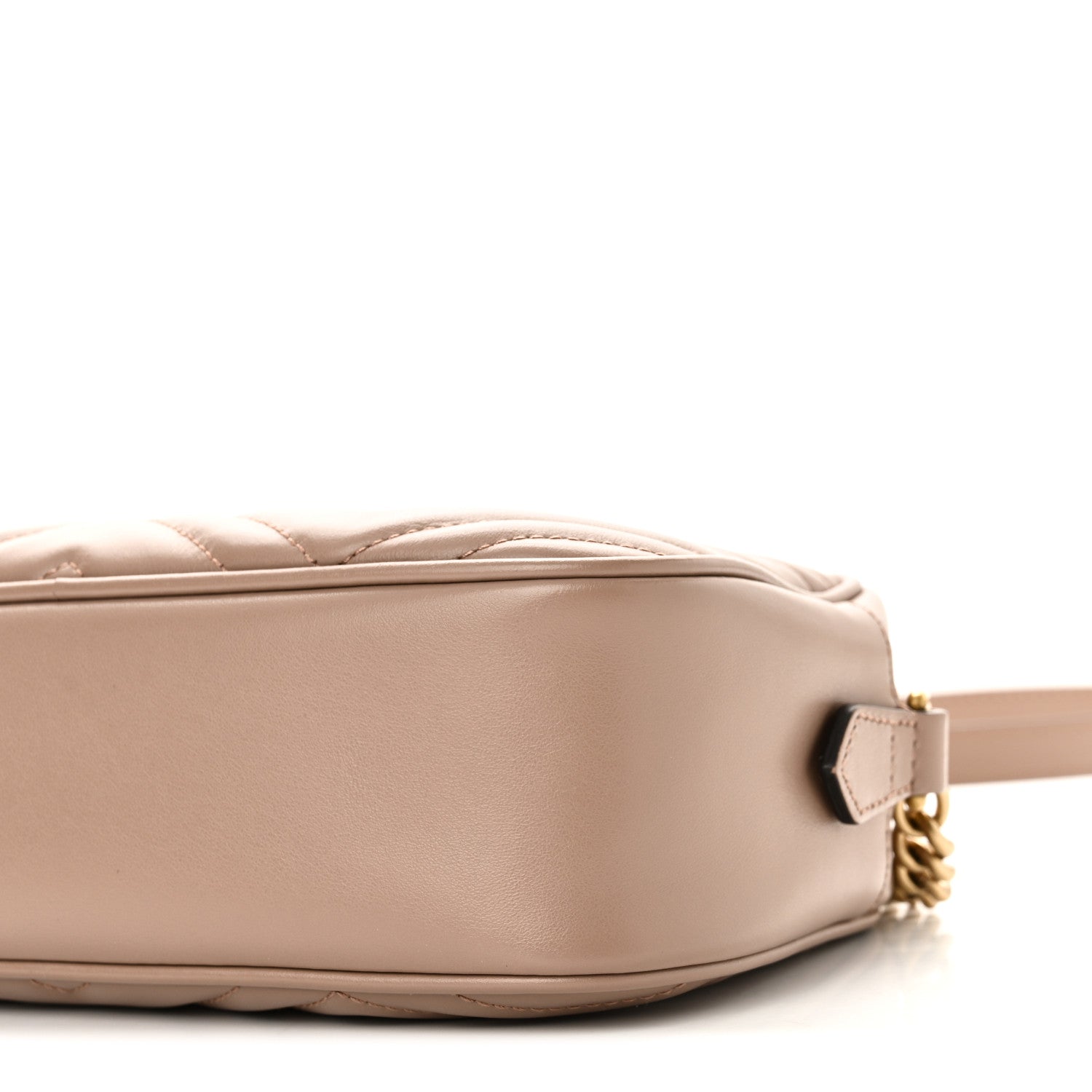 Gucci Calfskin Matelasse Small GG Marmont Chain Shoulder Bag Porcelain Rose 18 of 19