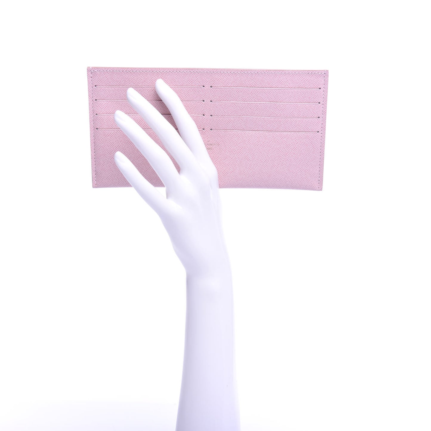 Calfskin Felicie Card Holder Insert Rose Ballerine