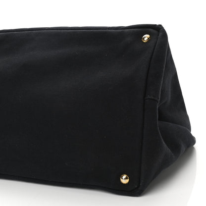 Prada Canapa Logo Tote Black 9 of 12