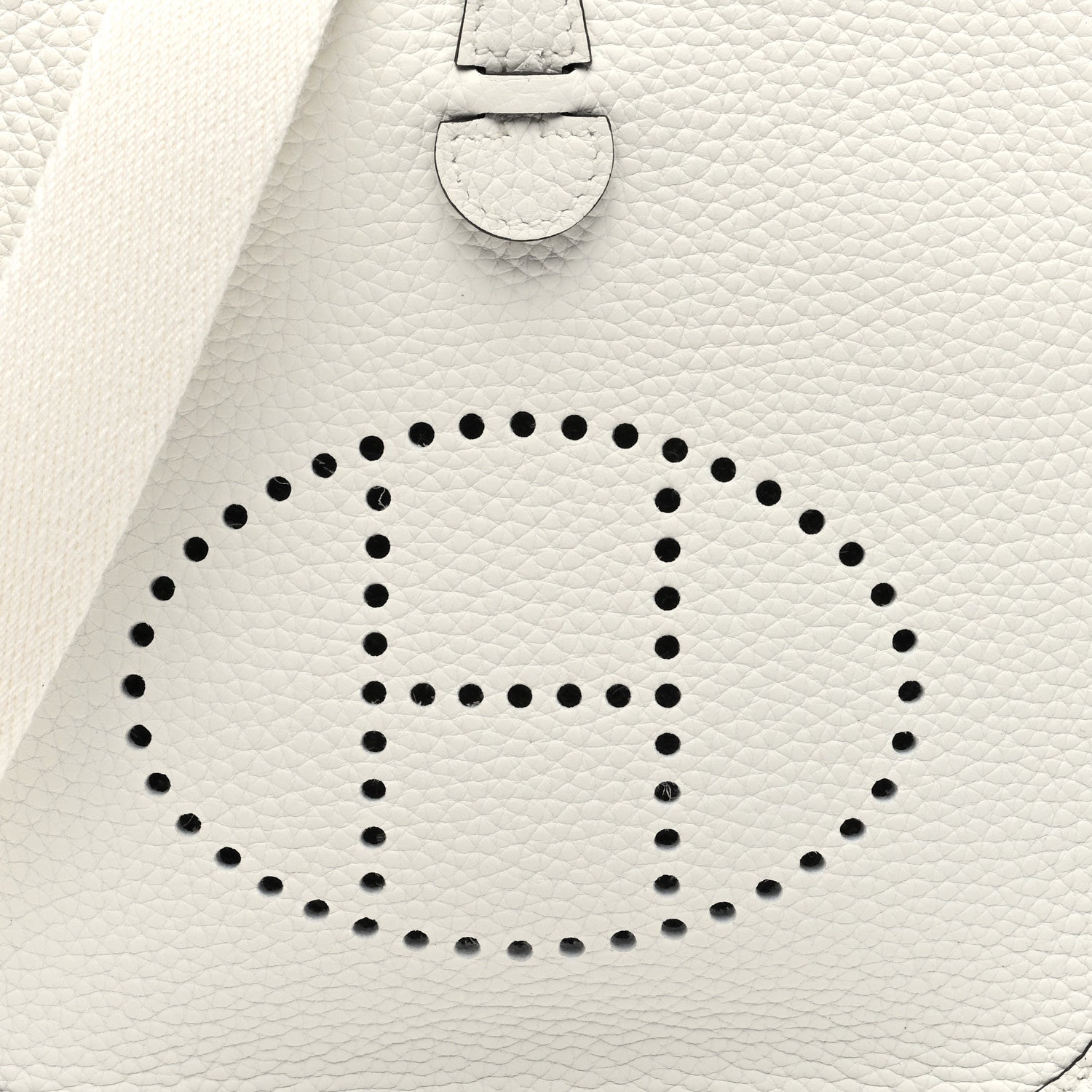 Hermes Taurillon Clemence Amazone Evelyne TPM New White 8 of 11