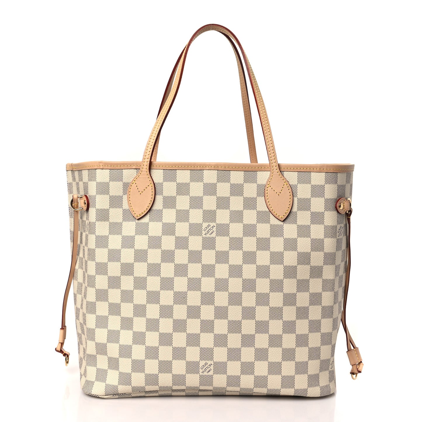 Damier Azur Neo Neverfull MM Rose Ballerine