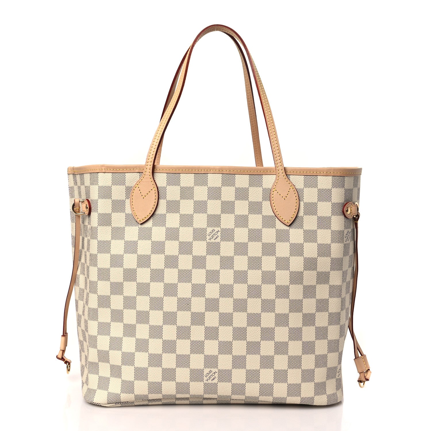Louis Vuitton Damier Azur Neo Neverfull MM Rose Ballerine 1 of 8