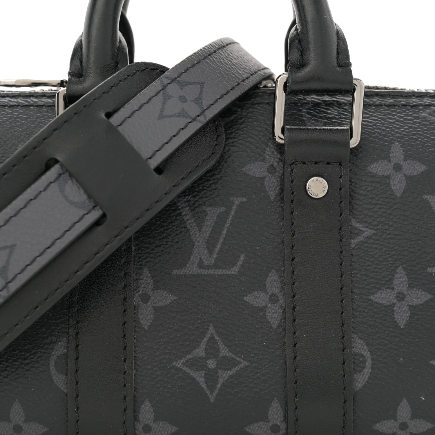 Louis Vuitton Reverse Monogram Eclipse Keepall XS Black 7 of 11