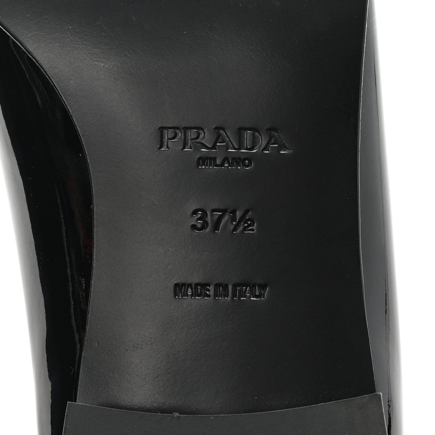 Vernice Triangle Pointed Toe 25mm Loafers 37.5 Black