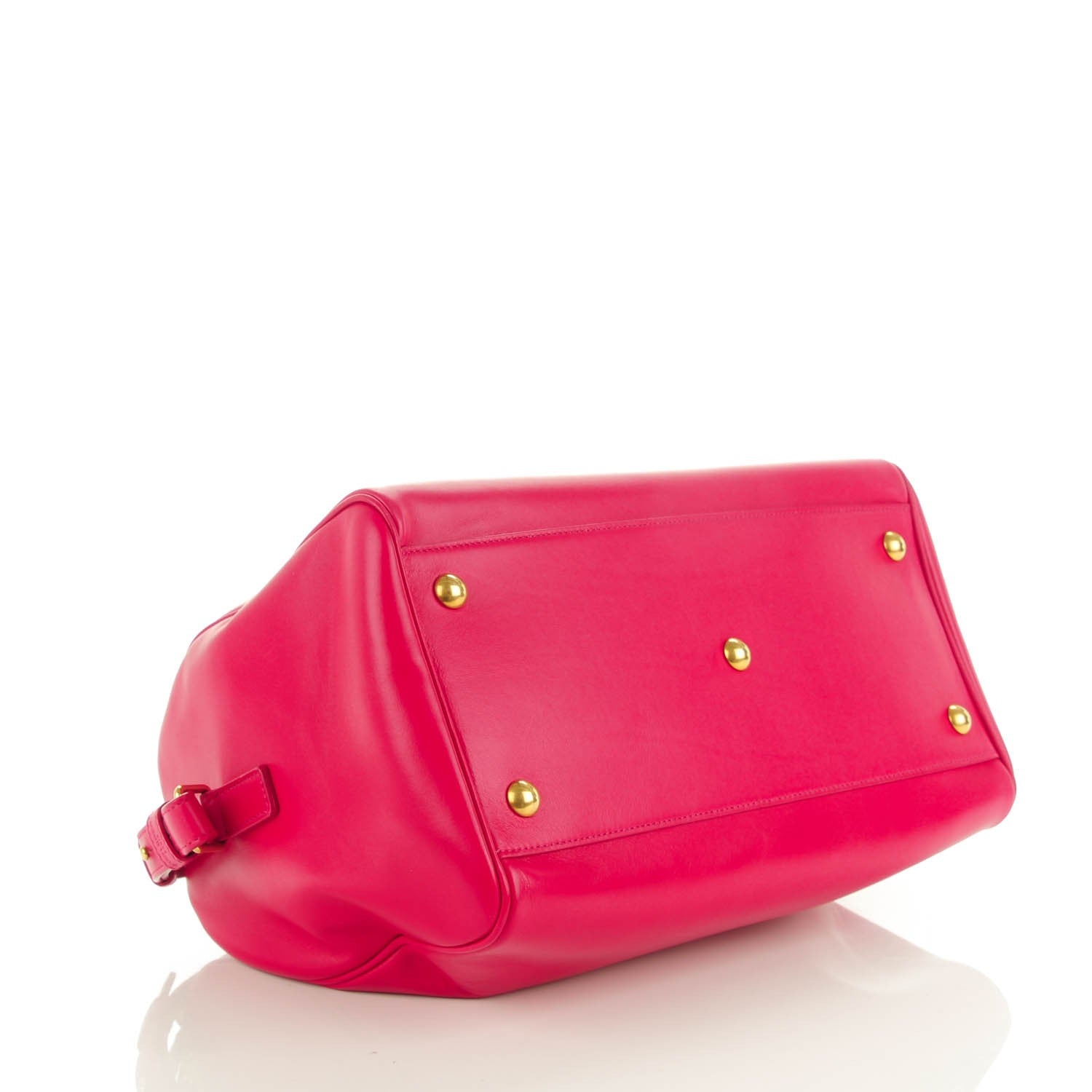 Saint Laurent Calfskin Classic Duffle 6 Fuchsia 4 of 8