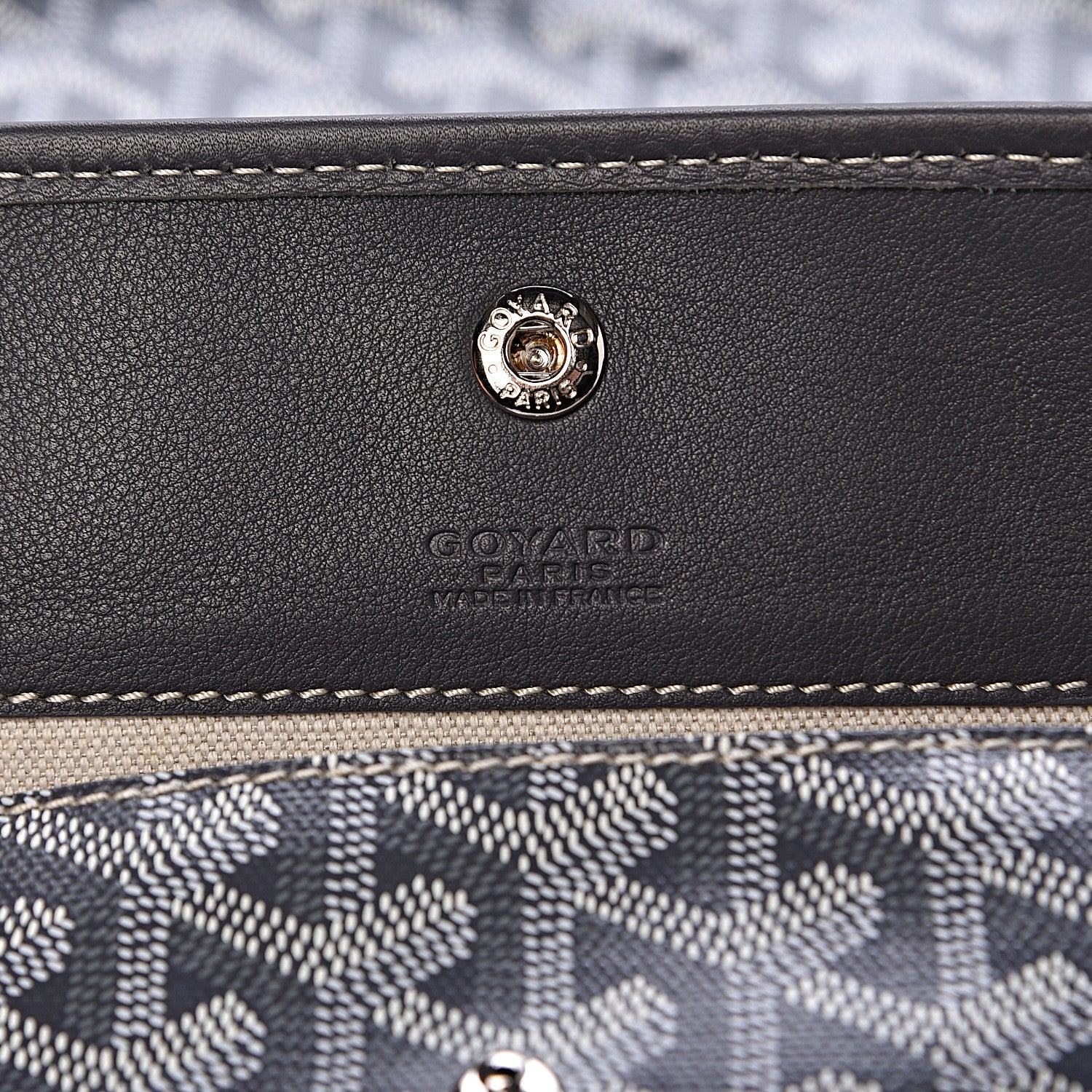 Goyard Goyardine Saint Louis GM Grey 8 of 12