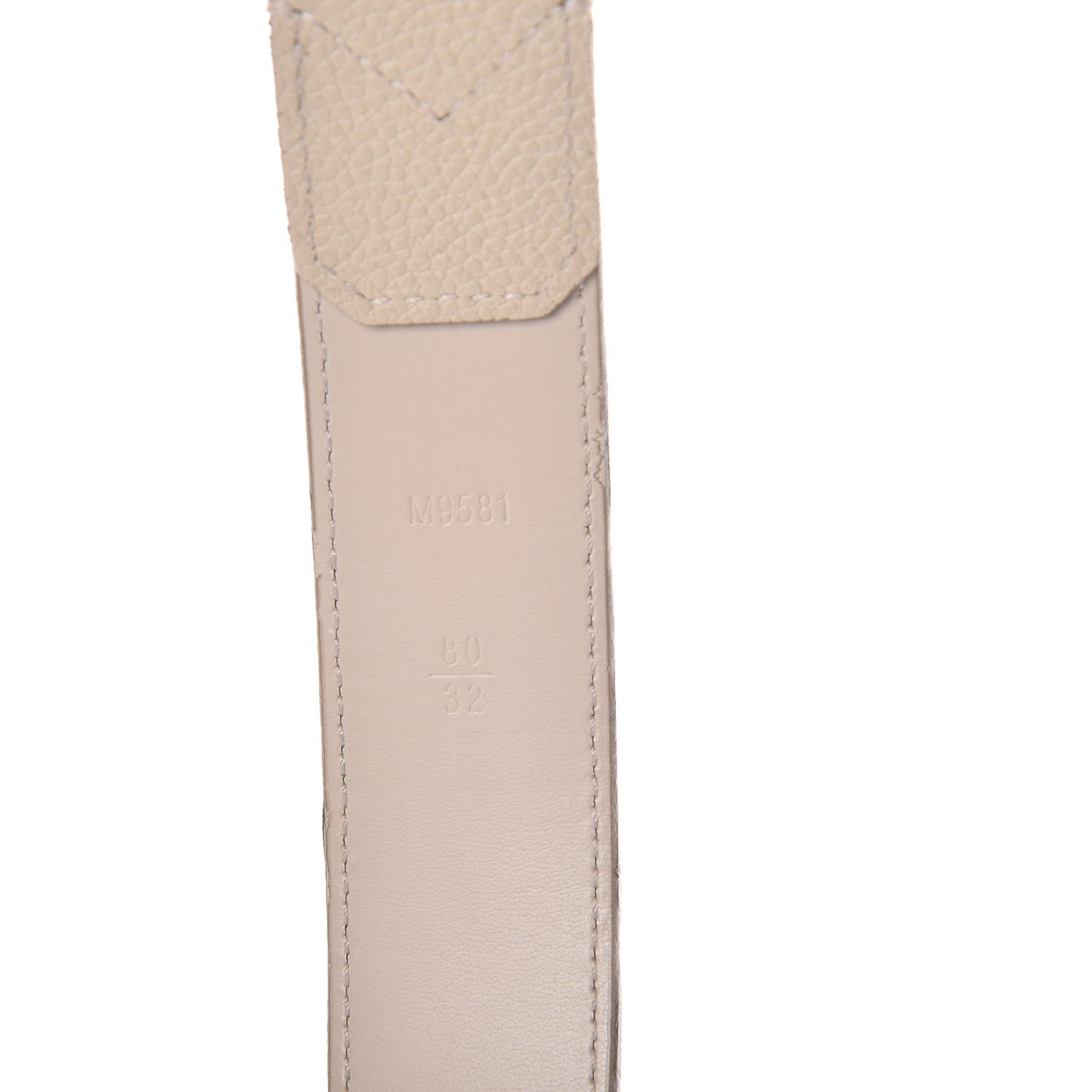 Louis Vuitton Empreinte Gracieuse 30mm Belt 80 32 Neige 5 of 8