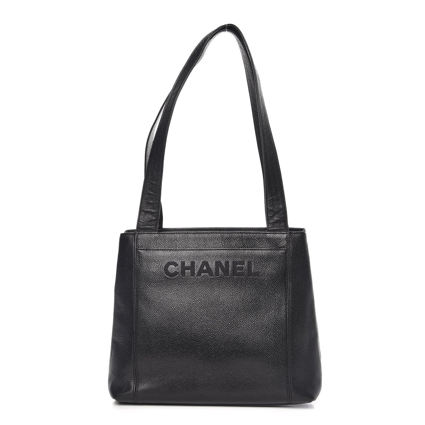 Caviar Shoulder Bag Black Black