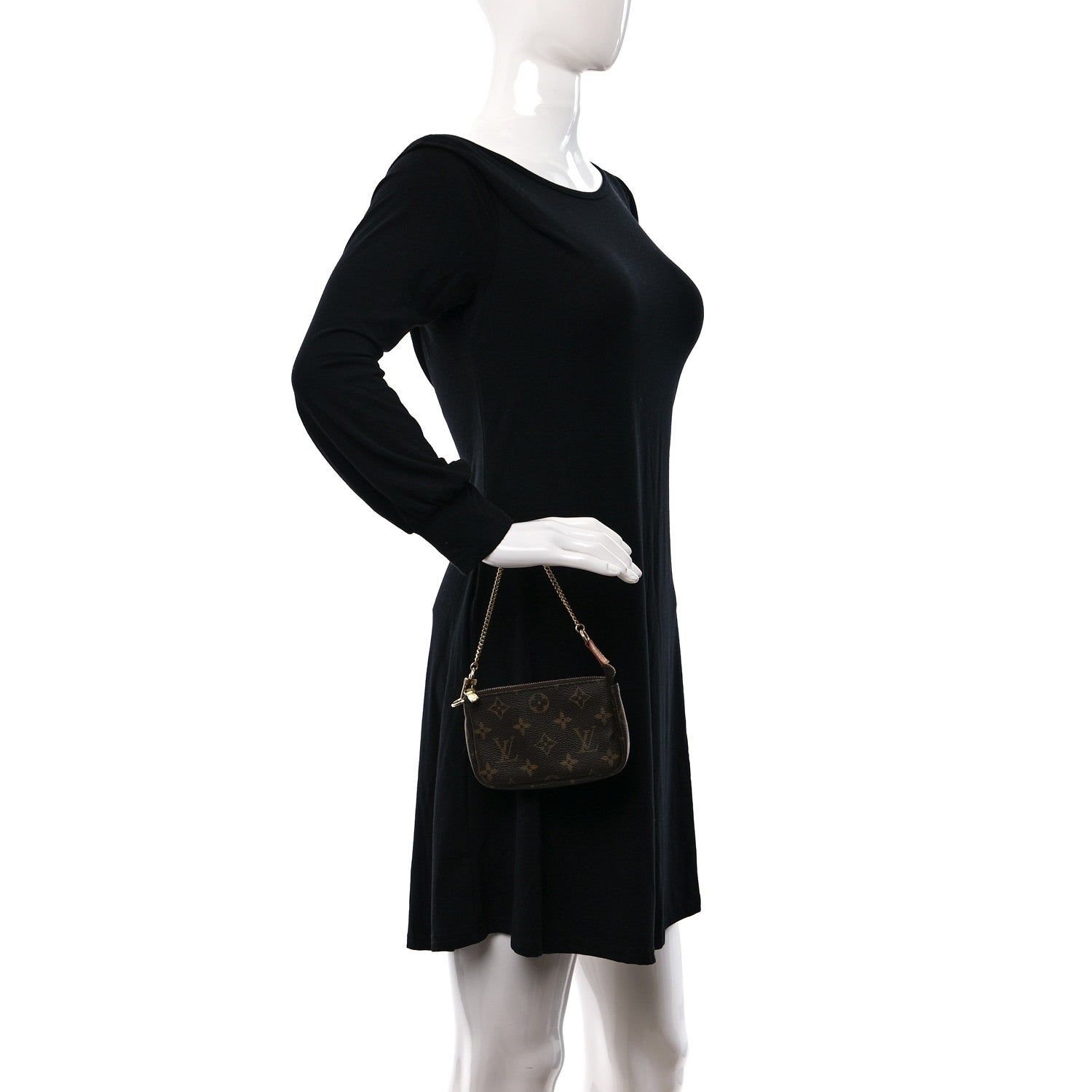 Louis Vuitton Monogram Mini Pochette Accessories 2 of 9