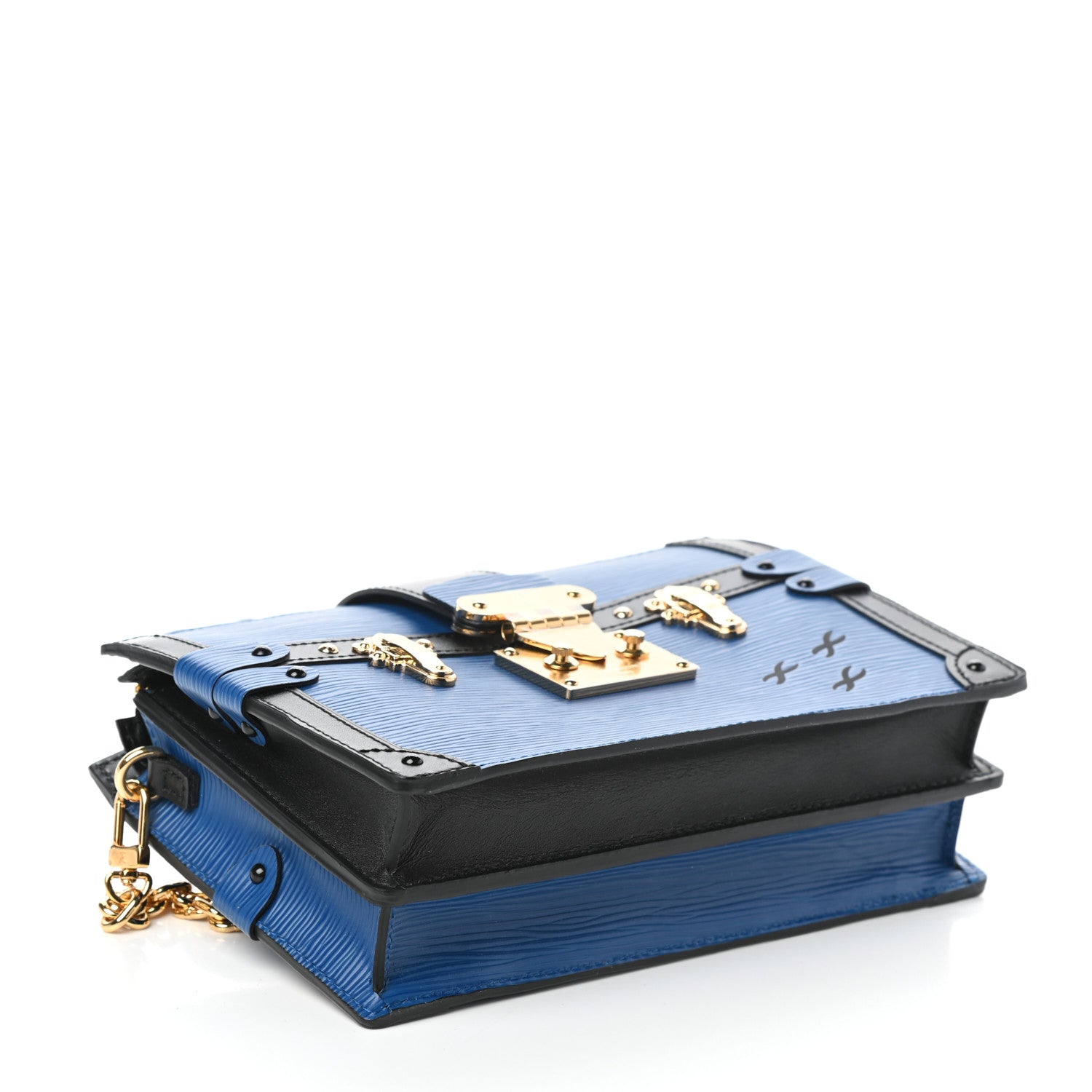 Louis Vuitton Epi Trunk Clutch Blue 4 of 8