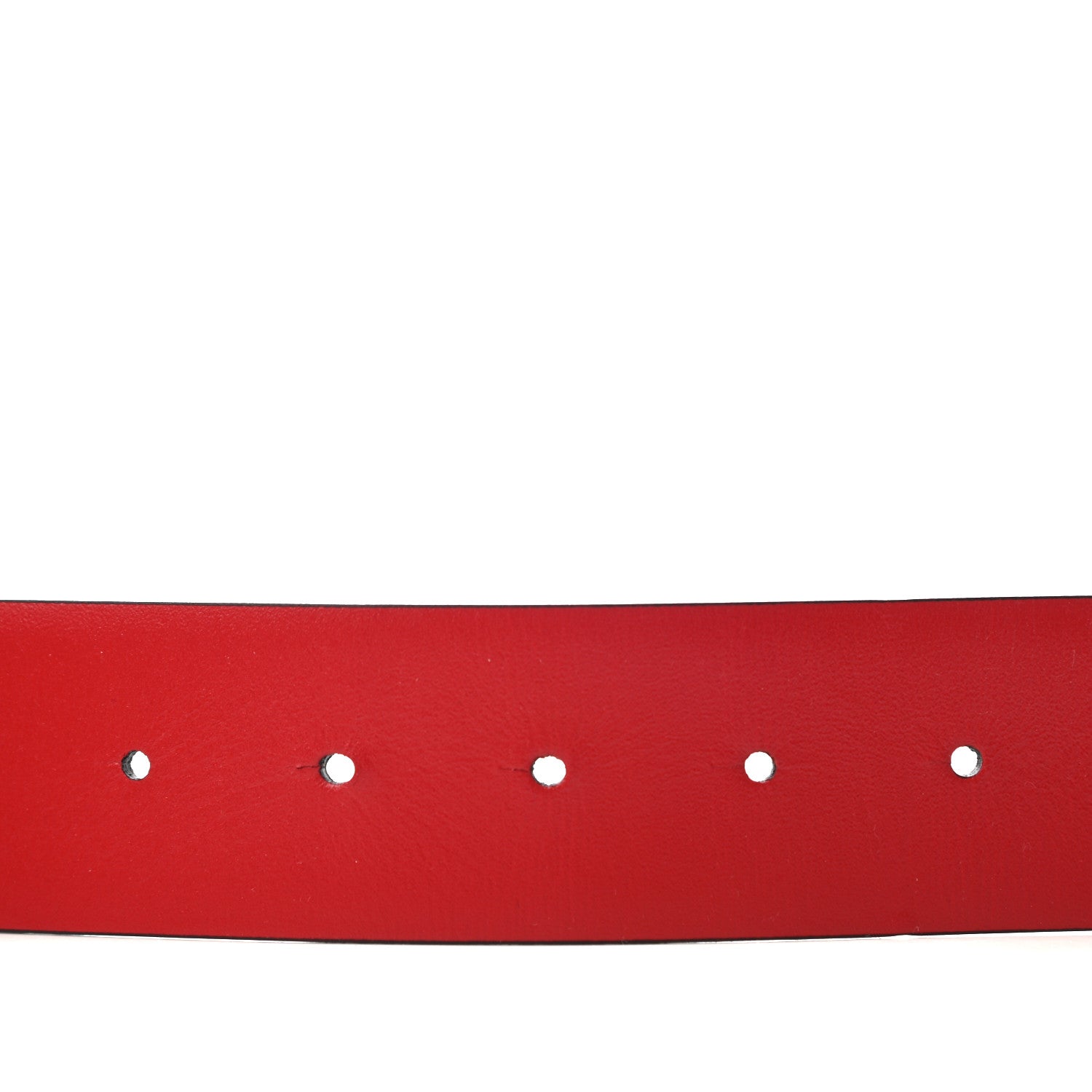 Valentino Garavani Glossy Calfskin VLogo Reversible 40mm Belt 85 34 Black Rouge Pur 4 of 5
