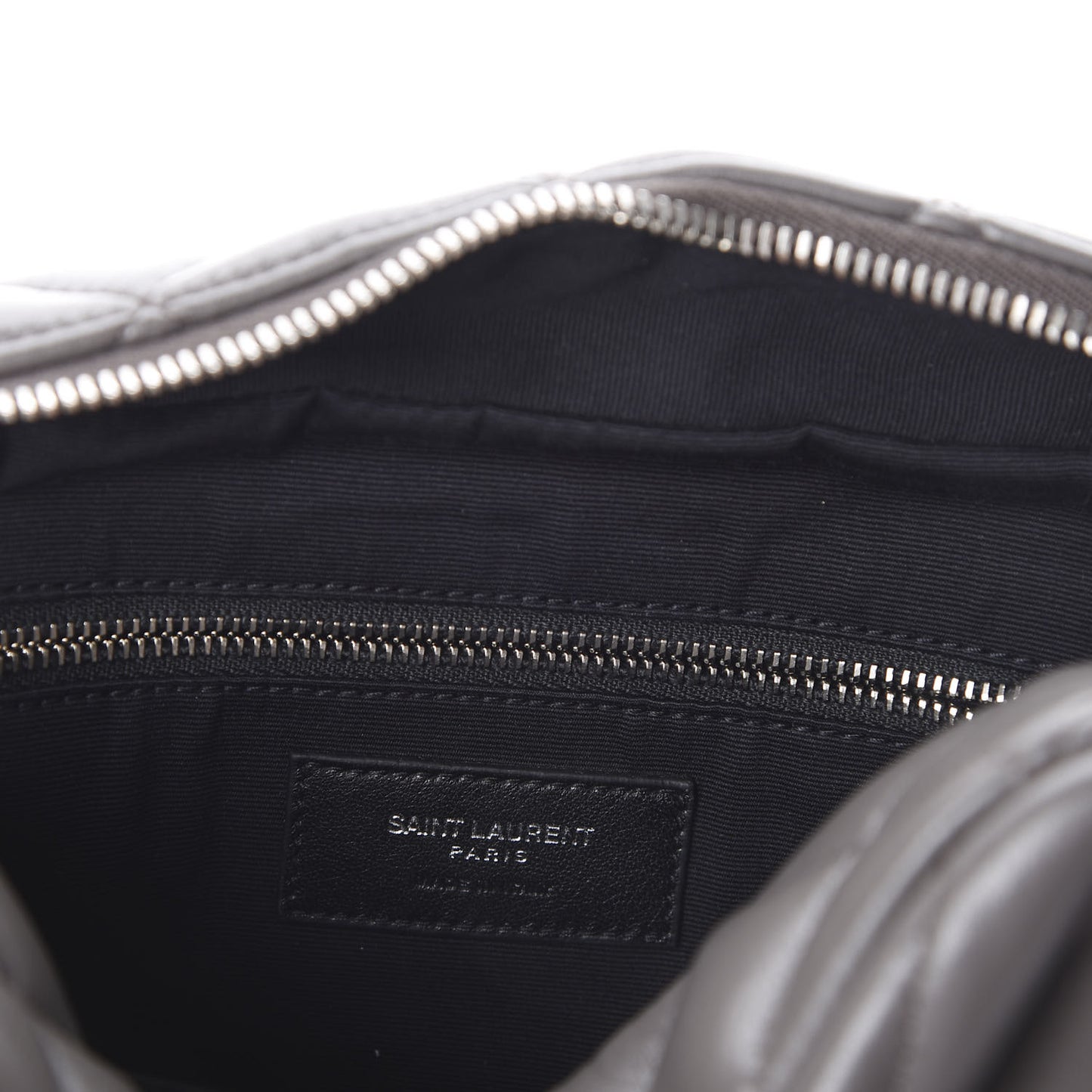 Calfskin Y Quilted Monogram Small Loulou Bowling Bag Earth