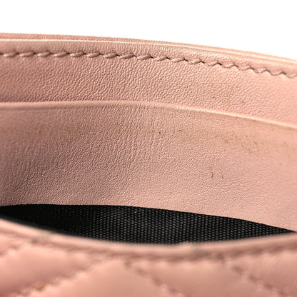 Gucci Calfskin Matelasse GG Marmont Card Holder Perfect Pink 11 of 12