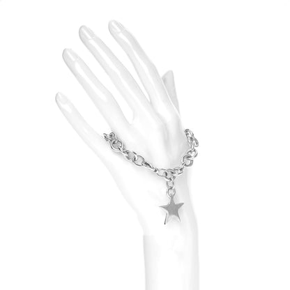 Tiffany Sterling Silver Star Charm Bracelet 2 of 4