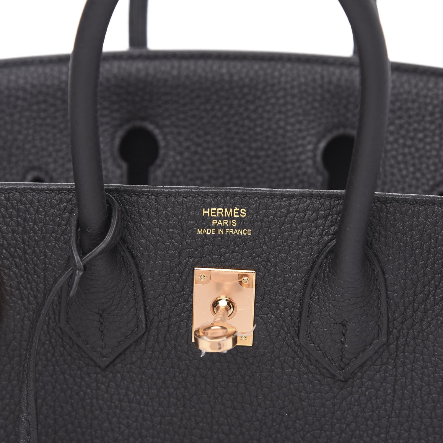Hermes Togo Birkin 25 Black 6 of 10