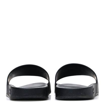 Louis Vuitton Rubber Monogram Eclipse Mens Waterfront Mules 9 Black 6 of 10