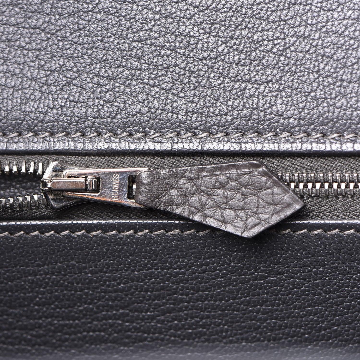 Hermes Taurillon Clemence Birkin 35 Graphite 18 of 33